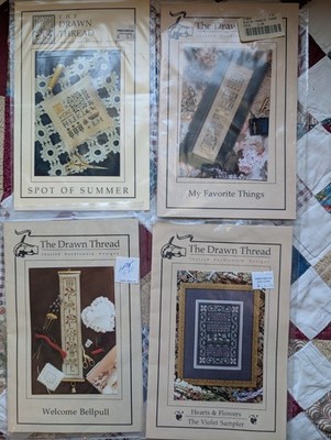 The Drawn Thread Set Of Three Patterns With Charms/Beads