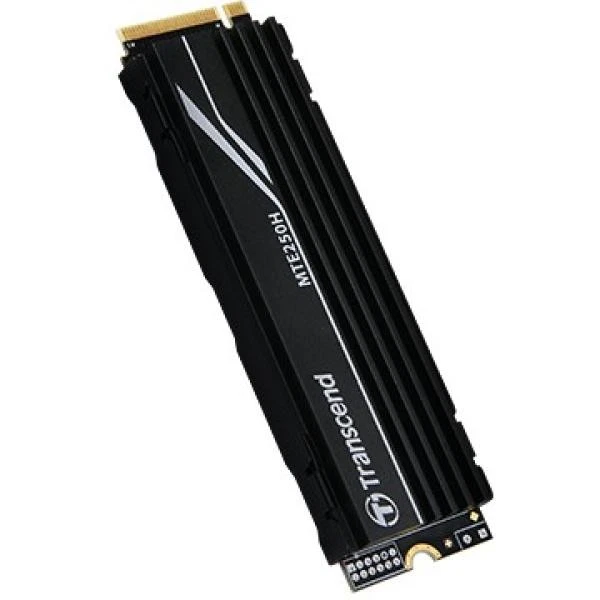 TRANSCEND 1TB M.2 2280 PCIe Gen4x4 SSD NVMe 3D TLC with Dram Metal Heatsink TS1T - Bild 2 von 3