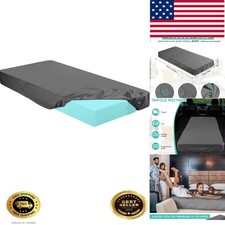 2-3 Inch Mattress Topper Cover Only Cover Memory Foam Protector Microfiber Me...