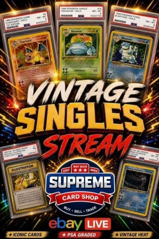 $1 Start Vintage WOTC Singles and Slabs