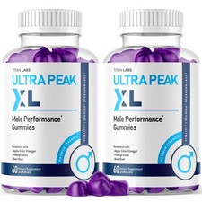  2 Pack Ultra Peak XL Gum Advanced Male Support Vitamin UltraPeakXL 120 Gummies