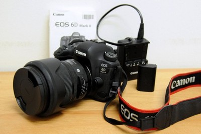CANON EOS 6D MARK II MIT SIGMA 24 - 105 1:4 AKKU ORIGINAL TOP ZUSTAND