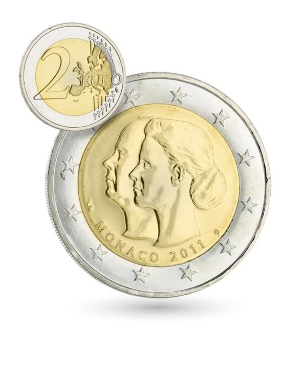 Monaco 2 Euros Commémo. BU 2011 - Mariage Prince Albert II et Princesse Charlène