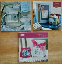 3 Stampin' Up Stampin' Techniques Booklets from 06/05, 04/06, 07/07