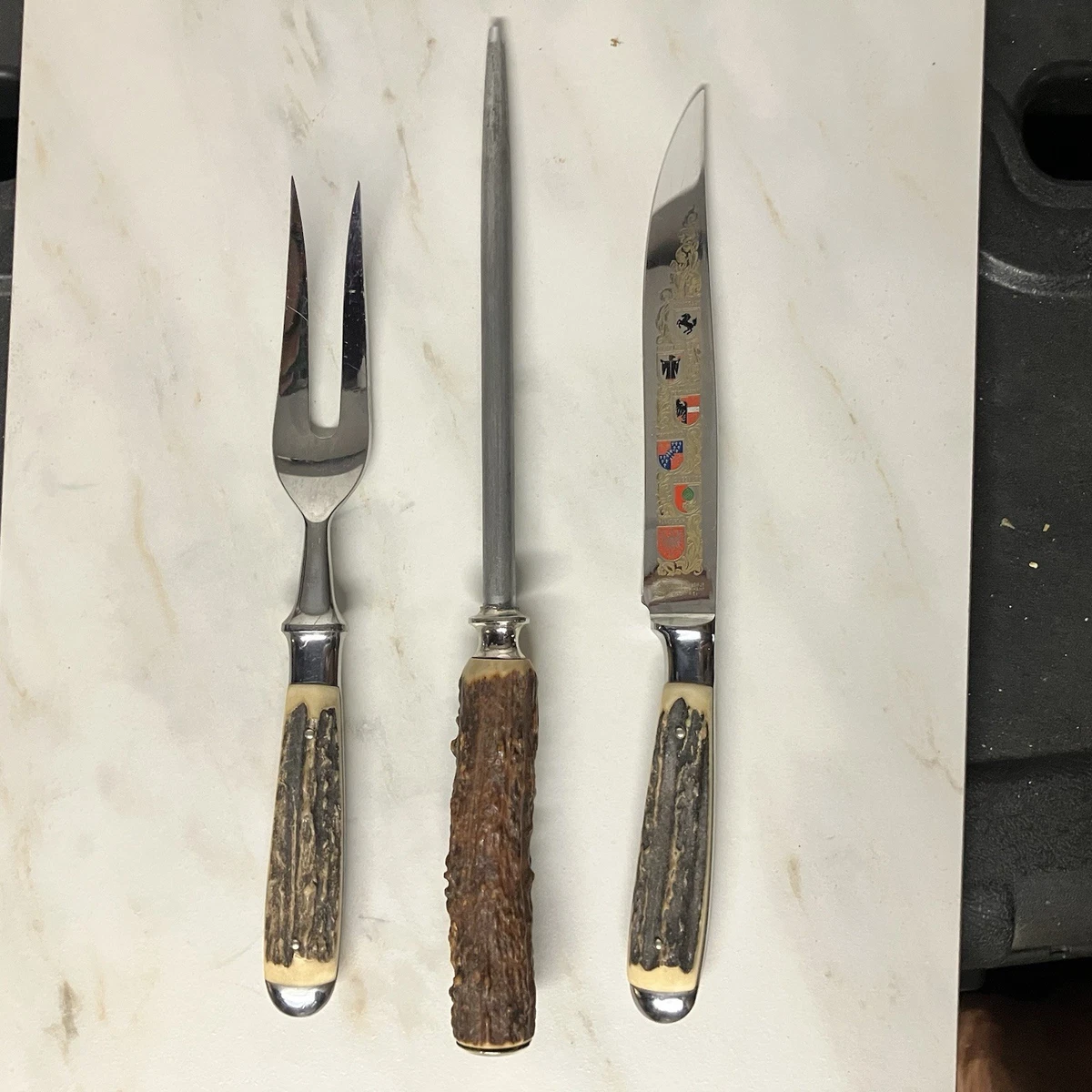 ナイフセット 30点　ヴィンテージ Carving Set In Collectible Vintage Factory Manufactured Fixed