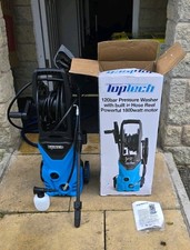 TopTech 120bar Pressure Washer with built in  Hose Reel  Powerful 1800watt motor