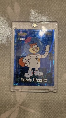 2025 Topps Sapphire SpongeBob Sandy Cheeks Sapphire 99/99