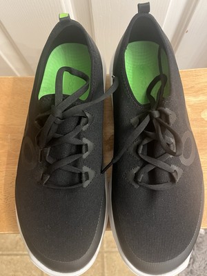 OOfos OOmg Sport LS Low Shoes Men s Size 11.5 Black Recovery Comfort Lace Up.