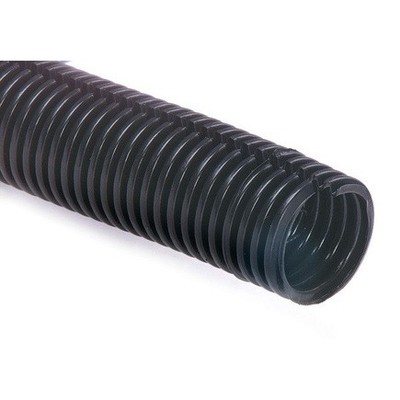 Grote 8380093 Split Flex Tubing, Black, 2'', 100'