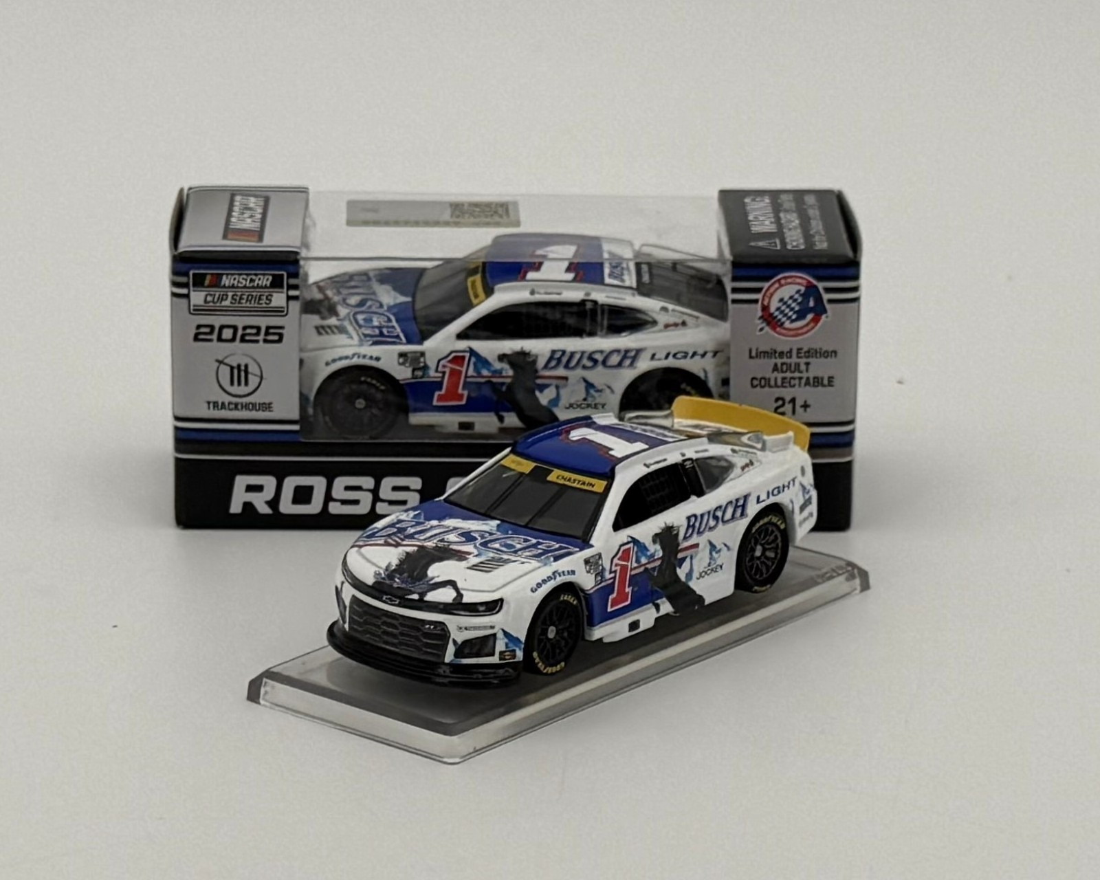 2025 ROSS CHASTAIN #1 Busch Light Retro 1:64 In Stock