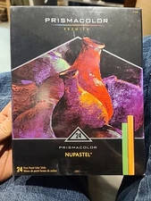 Prismacolor Premier NUPASTEL 24 Firm Pastel Color Sticks Box Opened Ununsed