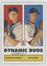 2006 Topps '52 Dynamic Duos Jonathan Papelbon Jon Lester #DD2 Rookie RC