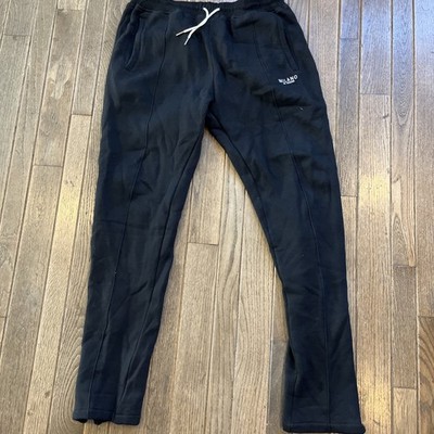 NWT Milano Di Rouge Pants Mens Extra Large XL Robbie Jogger Track Pants Black