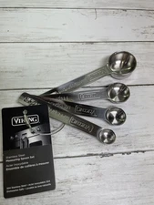 Viking Stainless-Steel Measuring Spoons Set - 4 piece - New with Tags