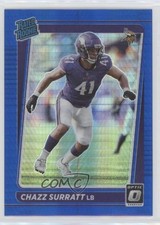 2021 Panini Donruss Optic Rated Rookie Blue Hyper Prizm Chazz Surratt #280 4a0
