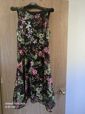TOMMY HILFIGER Women size 12 Multicolor Floral Lace Dress