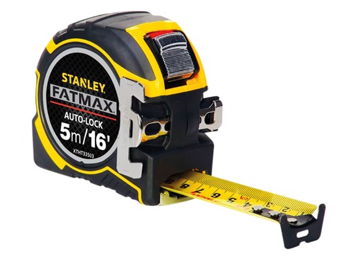 STANLEY FatMax Autolock Pocket Tape 5m/16ft (Width 32mm) STA033503