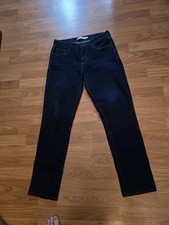 Levis Womens Mid Rise Skinny Dark Wash 10 M