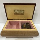 Italian Birdseye Maple Inlaid Musical Jewelry Box Plays “Memories” — photo 2