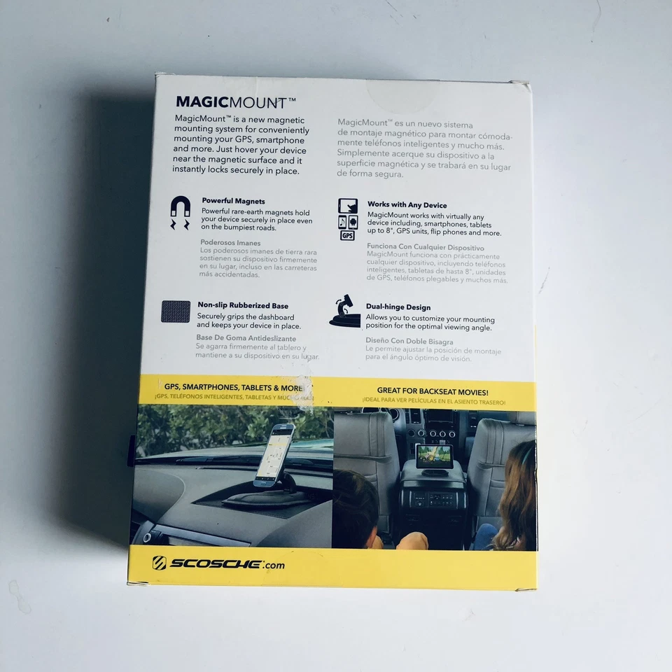 Montaje magnético Scosche MAGMAT MAGICMOUNT Mat™ para GPS y otros dispositivos MIC1173 Foto 3 de 4