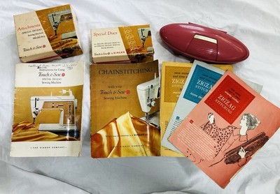 Singer Touch & Sew Model 603E Manuals, Zig-Zag Attchs., Buttonholer & Discs