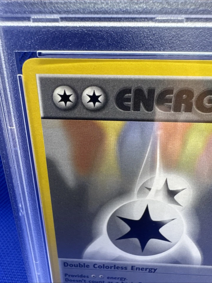 Pokemon PSA 9 MINT Double Colorless Energy 1st Edition Sahdowless Base Set Card - Image 2 of 4