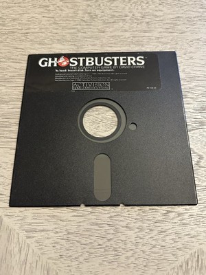 Ghostbusters Commodore Computer Software Game Activision Floppy Disk 1984
