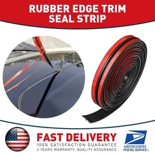 2Pc 10Ft Windshield Rubber Seal T-Shape Weather Stripping Trim for Car SUV Truck