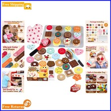 Charming Wooden Cookie Baking Set for Kids - Perfect Gift for Preschoolers