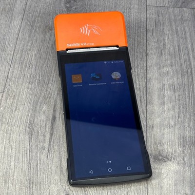 Sunmi V2 Pro Kassenterminal WLAN Datensystem Bluetooth mit Drucker & Kamera