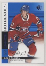 2019-20 SP Retail SP Rookie Authentics Blue Cale Fleury #108 0a3