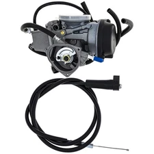 NICHE Carburetor Throttle Cable Kit for Kawasaki KFX400 15003-S021 54012-S007