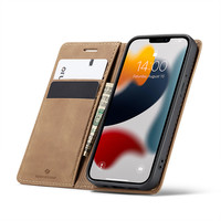Spacecase Wallet Case FüR Iphone 13 Mini Ledercover Braun