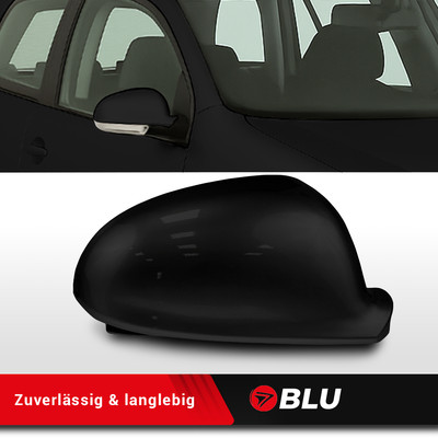 Mirror cap mirror housing for VW Golf 5 V Plus + Jetta LC9Z black right BL