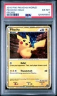 2010 POKEMON WORLD COLLECTION PIKACHU-HOLO PSA 6