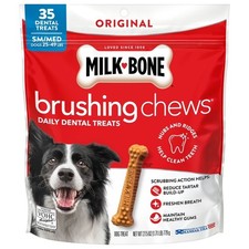 Daily Dental Dog Treats for Small Medium Dogs Chicken Flavor 27.5 oz Bag