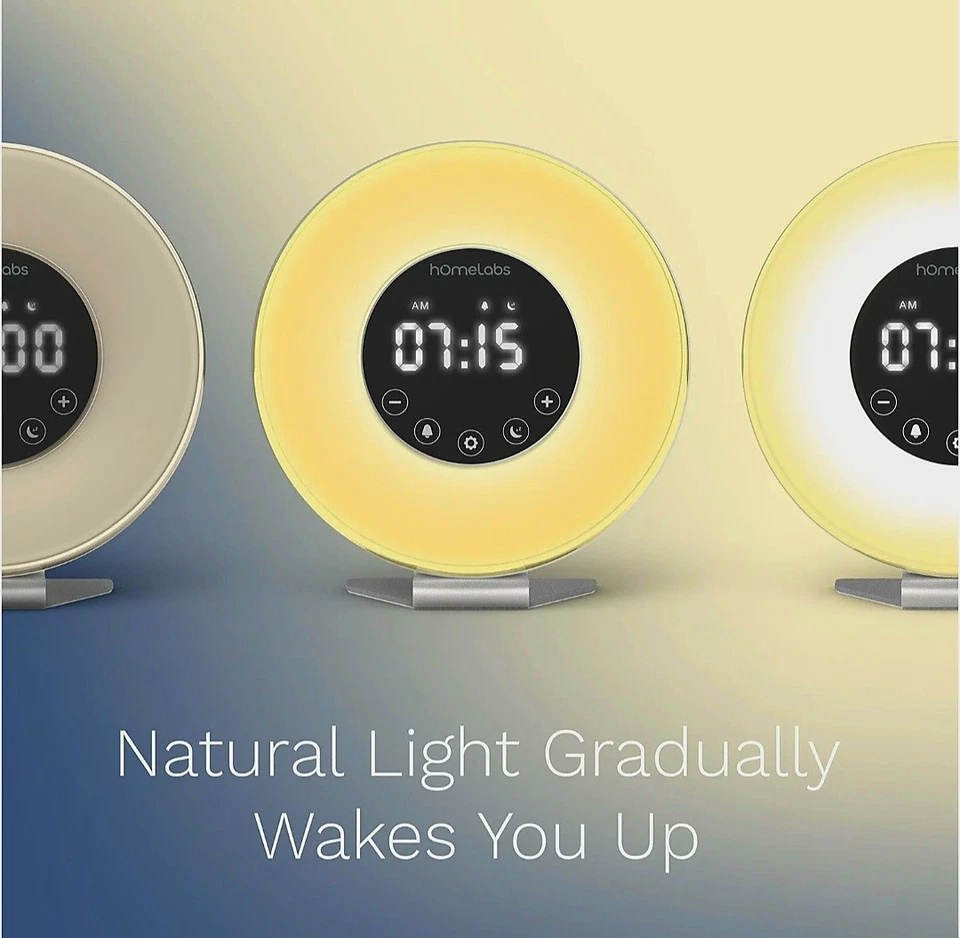 Wake Up Light Sunrise Alarm Clock with Sunrise Sunset Simulation 23 Nature - Image 2 of 4