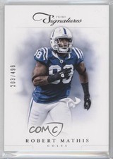 2012 Panini Prime Signatures 203/499 Robert Mathis #121 c7w