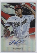 2021 Topps Fire Auto Seth Romero #AV-SR Auto 00em