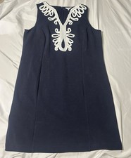 Crown & Ivy Woman Navy Sleeveless Dress Sz 2X Curvy