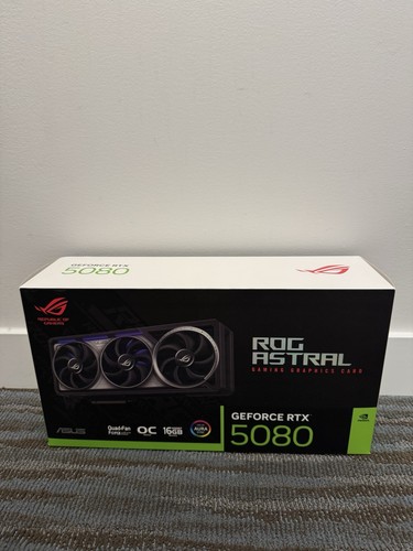 ASUS ROG Astral GeForce RTX 5080 OC Edition 16GB GDDR7- BRAND NEW