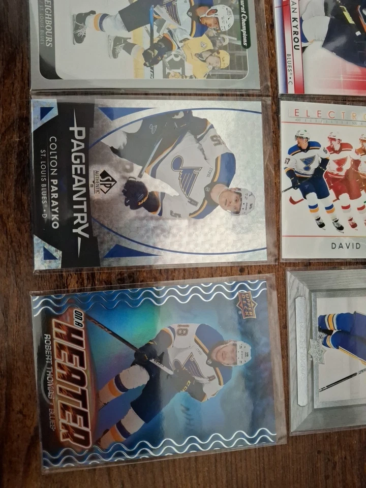 St Louis Blues Lot Of 8 Cards As Pictured **Combine Ship ** - Image 2 of 4