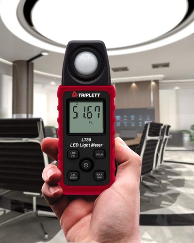 Precision LED Light Meter - Measures Up to 400,000 Lux for Safety Assessment - Picture 5 of 7