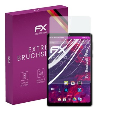 atFoliX Glasfolie für Headwolf FPad 7 Displayfolie 9H Schutzpanzer