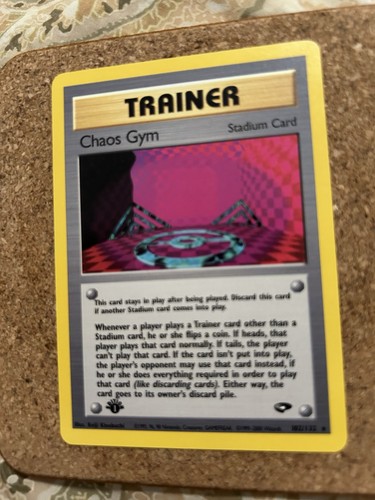 Chaos Gym Trainer 102/132 First Edition