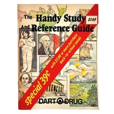 Dart Drug Study Guide Vtg Handy Reference Back School Banner Press Levy Maxine