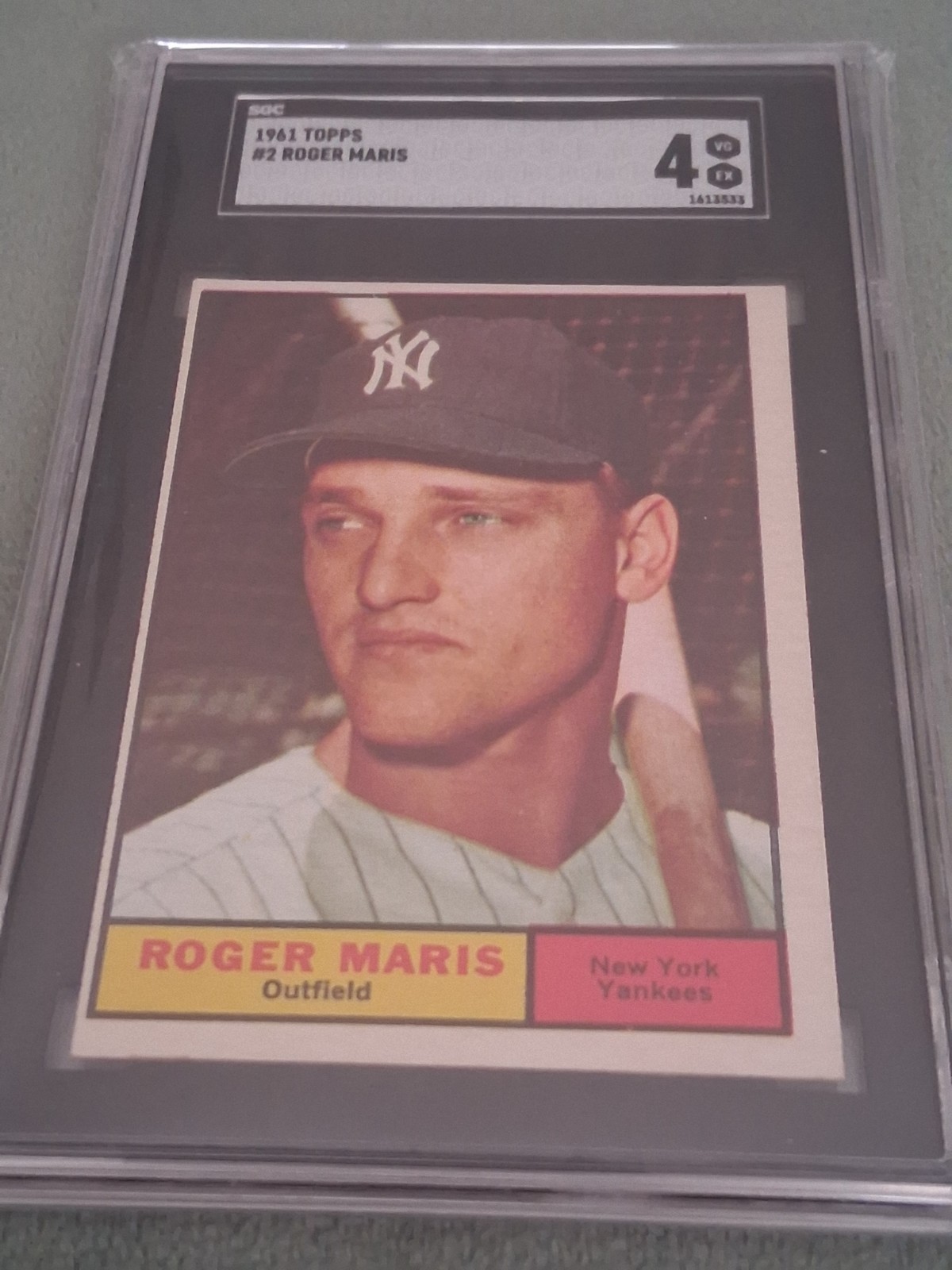 1961 Topps Roger Maris #2 SGC 4