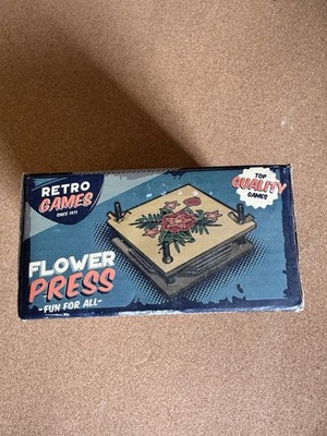 Retro Spiele Familienspaß - Holz Blumenpresse Kreativ Weihnachten Strumpf Füller