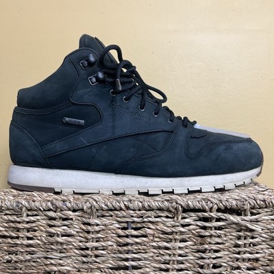 Reebok Classic Leather Mid Gore-Tex Trekking Boots Black Used