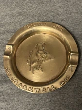 Staple Sam The Markwell Man Vintage Ashtray